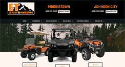 Desktop Screenshot of etgolfcart.com